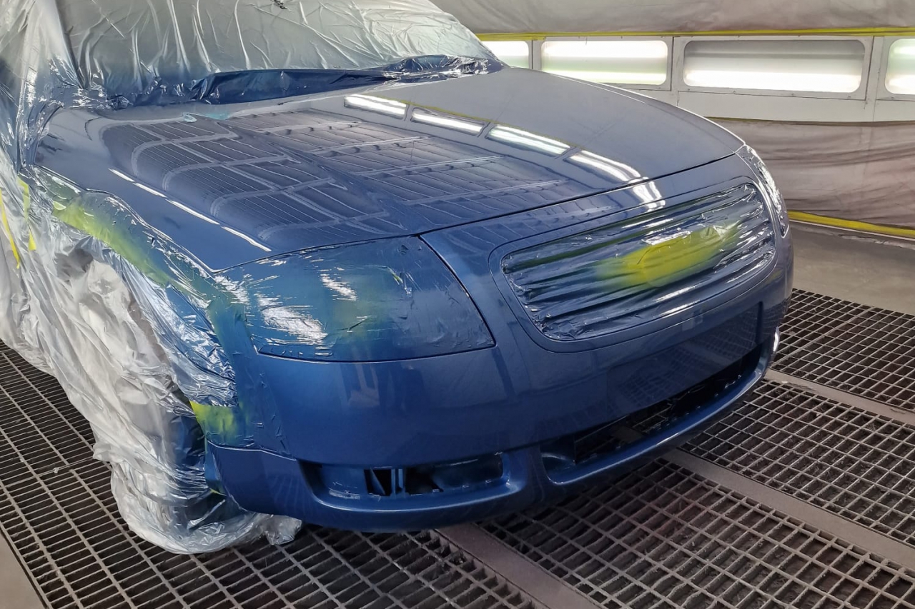 Verniciatura muso auto Audi a Bologna e Funo