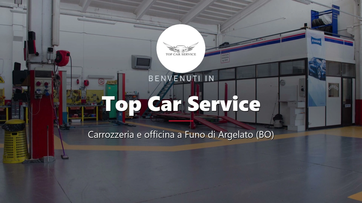 Tour della carrozzeria Top Car Service a Bologna e Funo
